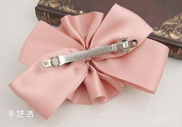 自制缎带花发卡的方法 好搭缎带花朵发饰DIY -  www.shouyihuo.com