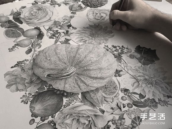 用时超300小时 700万个点组成的点画作品图片 - www.shouyihuo.com