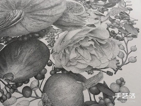 用时超300小时 700万个点组成的点画作品图片 - www.shouyihuo.com