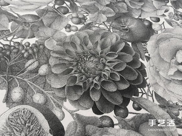 用时超300小时 700万个点组成的点画作品图片 - www.shouyihuo.com