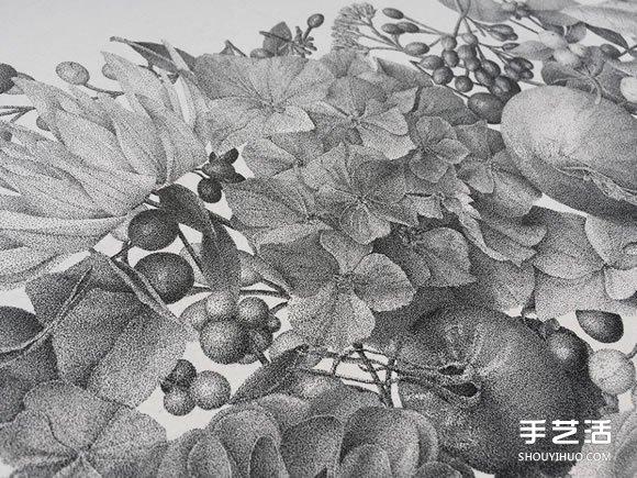 用时超300小时 700万个点组成的点画作品图片 - www.shouyihuo.com