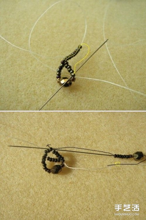 古典复古味道的串珠项链坠子和耳环DIY制作 -  www.shouyihuo.com