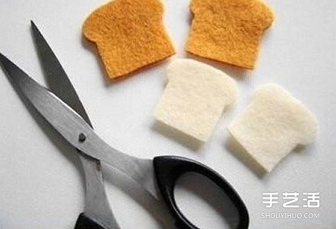 不织布小挂件手工制作 简单布艺挂饰DIY图解 -  www.shouyihuo.com