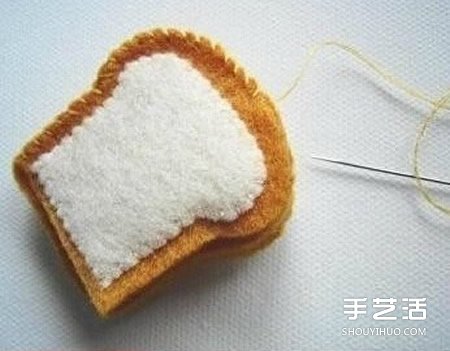 不织布小挂件手工制作 简单布艺挂饰DIY图解 -  www.shouyihuo.com