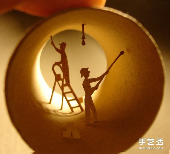 纸筒里的世界 卷纸筒变废为宝DIY迷你世界 -  www.shouyihuo.com
