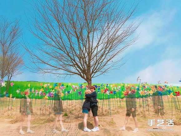 韩式肉麻情侣照相姿势 韩国情侣摄影姿势图片 -  www.shouyihuo.com