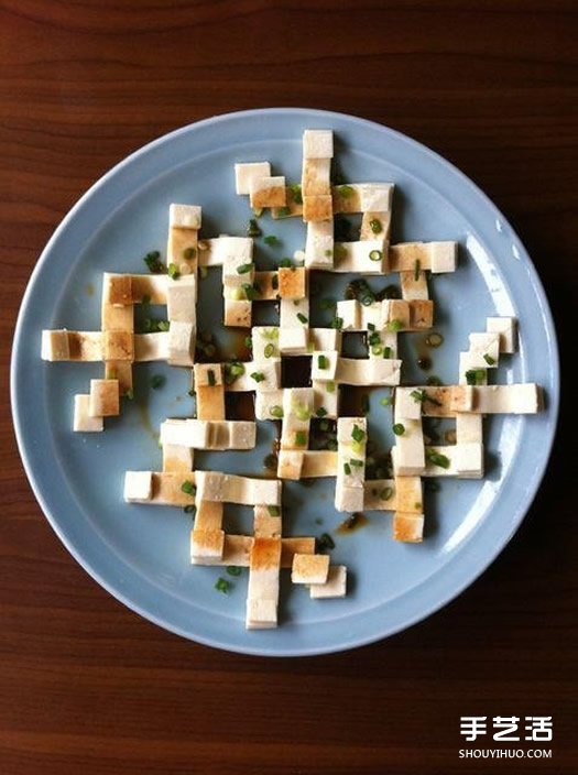 神之“豆腐渣工程” 趣味十足的豆腐摆盘DIY -  www.shouyihuo.com