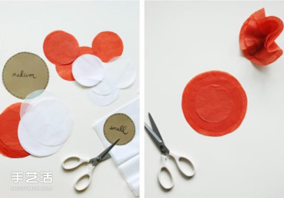 纸花盆景DIY教程 手工假花盆景制作图解 -  www.shouyihuo.com