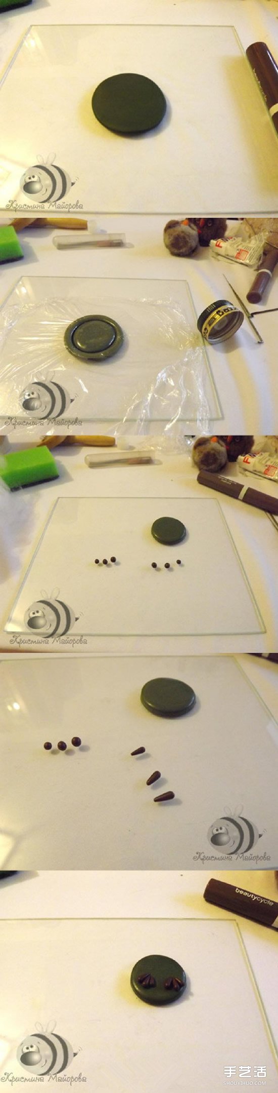 新年圣诞主题羊毛毡猫头鹰玩偶DIY手工制作 -  www.shouyihuo.com