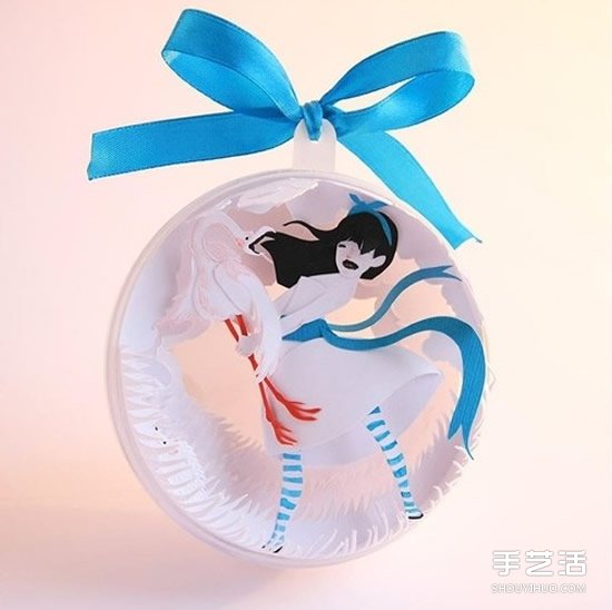 精致3D纸雕作品图片 让你陷入爱丽丝的世界~ -  www.shouyihuo.com