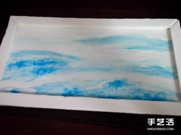 开心果壳创意粘贴画 开心果壳粘贴荷花装饰画 -  www.shouyihuo.com