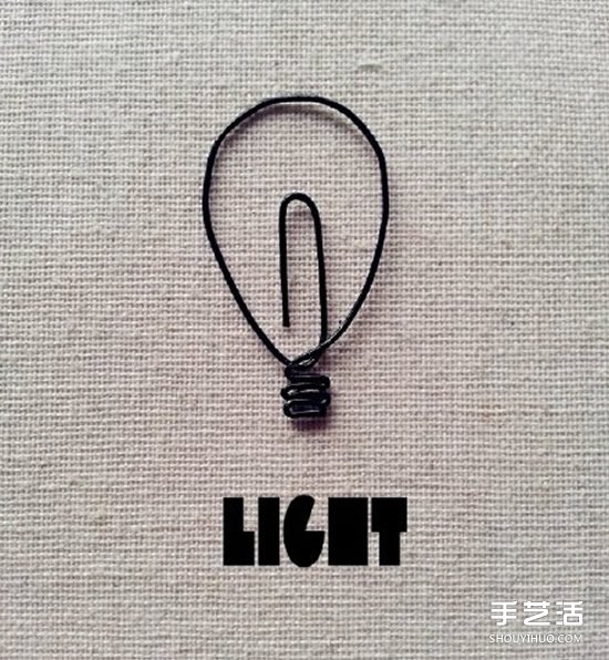 回形针手工制作图片 简单幼儿回形针小制作 -  www.shouyihuo.com