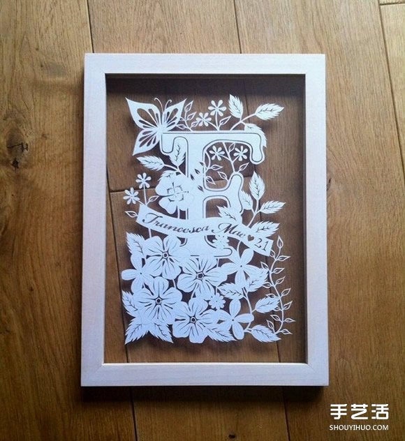 美腻的平面纸雕作品图片 有耐心就来做做看 -  www.shouyihuo.com
