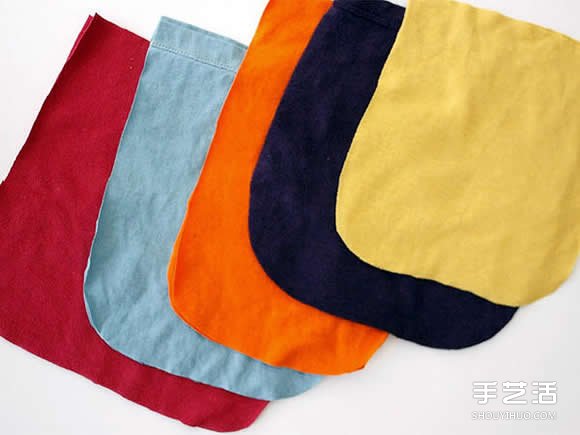 旧T恤改造网眼袋的方法 DIY网眼袋制作教程 -  www.shouyihuo.com