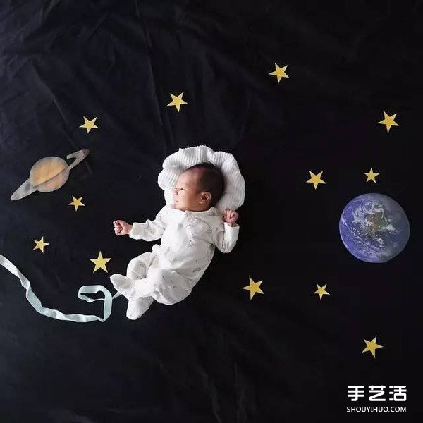 宝宝可爱创意照片DIY 开始人生的第一次大冒险 -  www.shouyihuo.com