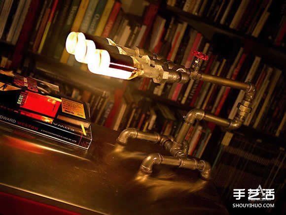 啤酒瓶废物利用DIY制作超有个性的玻璃灯具 -  www.shouyihuo.com