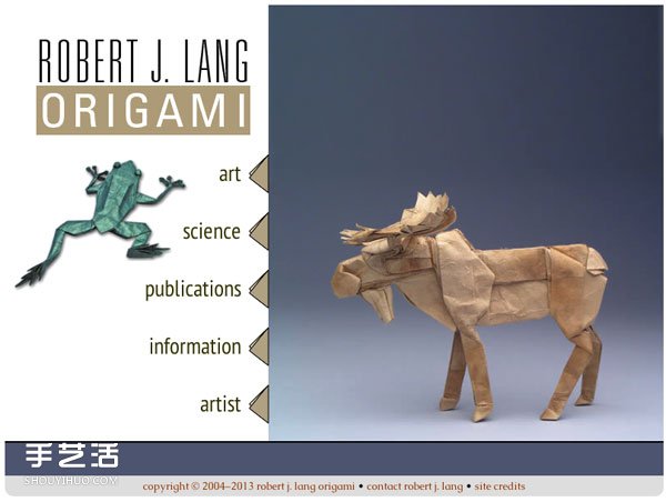 Robert Lang的数学折纸法 改变你对折纸的概念  -  www.shouyihuo.com