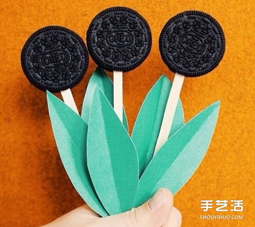 吃货手中的饼干玩法 创意夹心饼干DIY图片 -  www.shouyihuo.com