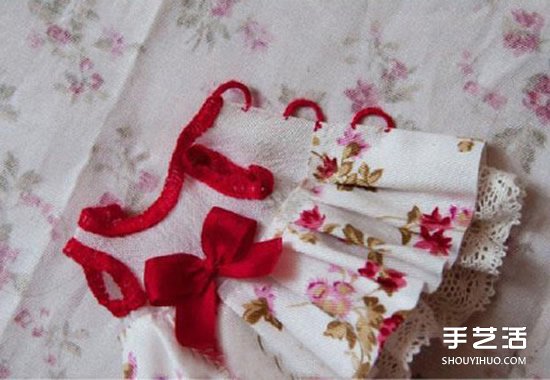 手工制作芭比娃娃裙子 迷你洋娃娃裙DIY教程 -  www.shouyihuo.com