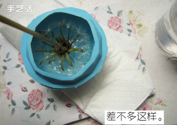 嵌花树脂蒲公英制作教程 蒲公英树脂标本DIY -  www.shouyihuo.com