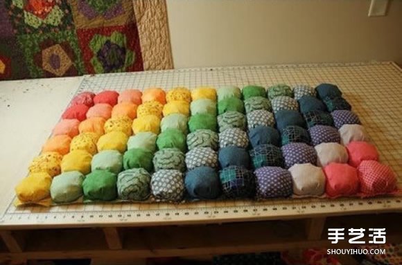好看的宝宝地毯DIY 手工布艺制作婴儿地毯 -  www.shouyihuo.com