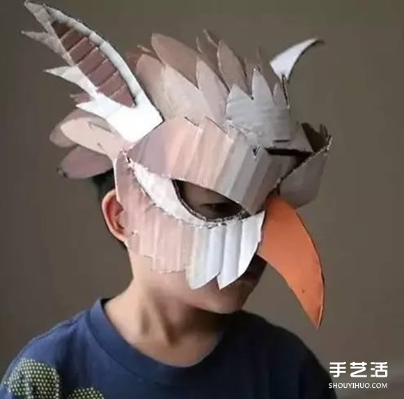 儿童纸箱手工制作图片 好玩的幼儿瓦楞纸DIY -  www.shouyihuo.com