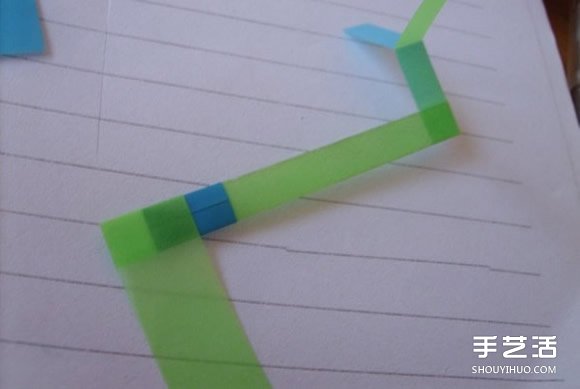 超久滑翔机折法图解 简易便签纸滑翔机制作 -  www.shouyihuo.com