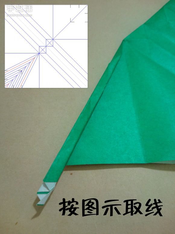 海绵宝宝痞老板折纸 超复杂痞老板的折法图解 -  www.shouyihuo.com