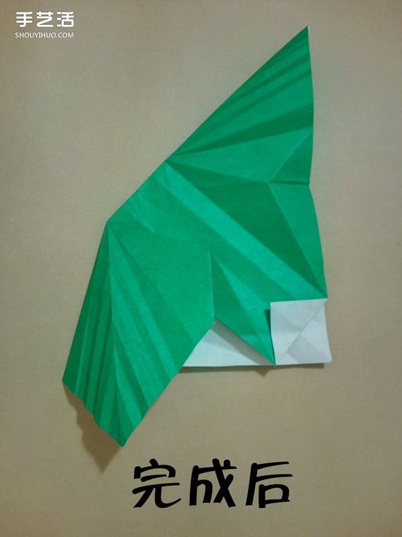 海绵宝宝痞老板折纸 超复杂痞老板的折法图解 -  www.shouyihuo.com