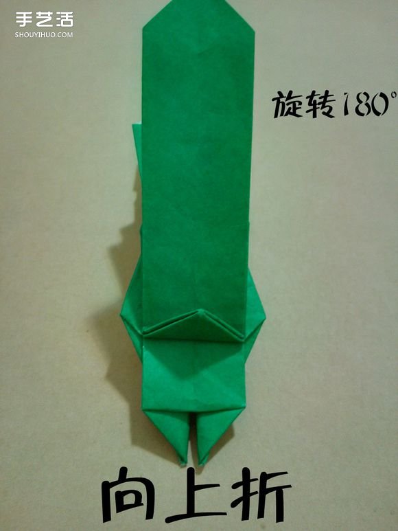 海绵宝宝痞老板折纸 超复杂痞老板的折法图解 -  www.shouyihuo.com