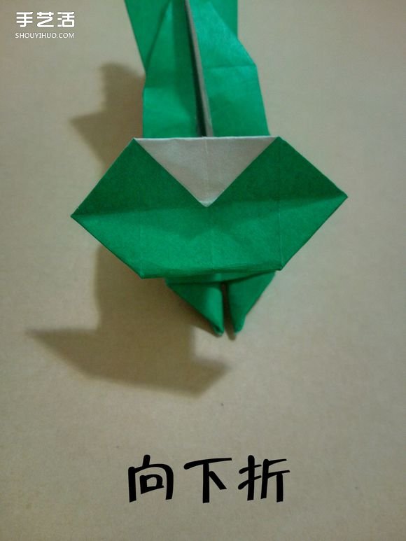 海绵宝宝痞老板折纸 超复杂痞老板的折法图解 -  www.shouyihuo.com