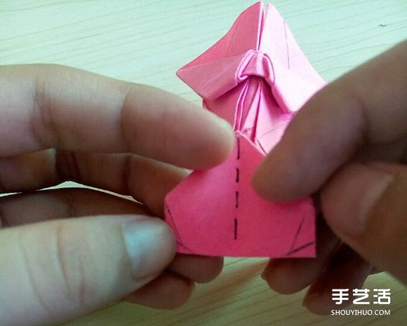 小松英夫的马折纸图解 超详细立体马的折法教程 -  www.shouyihuo.com