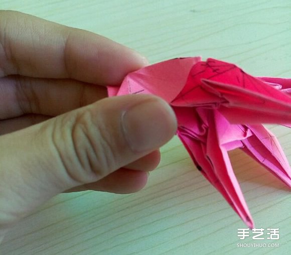 小松英夫的马折纸图解 超详细立体马的折法教程 -  www.shouyihuo.com