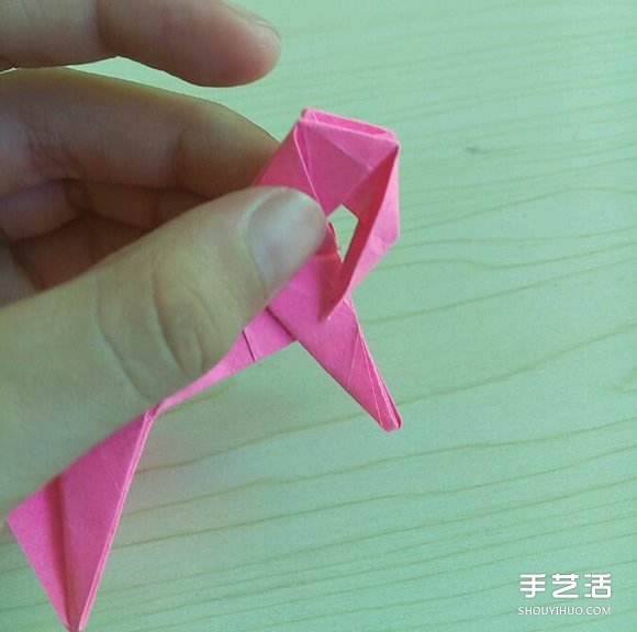 小松英夫的马折纸图解 超详细立体马的折法教程 -  www.shouyihuo.com