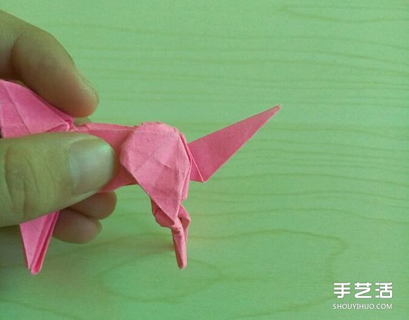 小松英夫的马折纸图解 超详细立体马的折法教程 -  www.shouyihuo.com