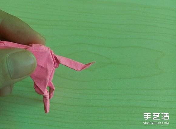 小松英夫的马折纸图解 超详细立体马的折法教程 -  www.shouyihuo.com