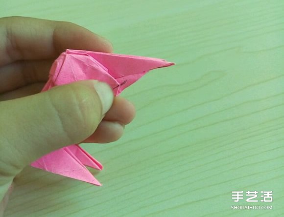 小松英夫的马折纸图解 超详细立体马的折法教程 -  www.shouyihuo.com