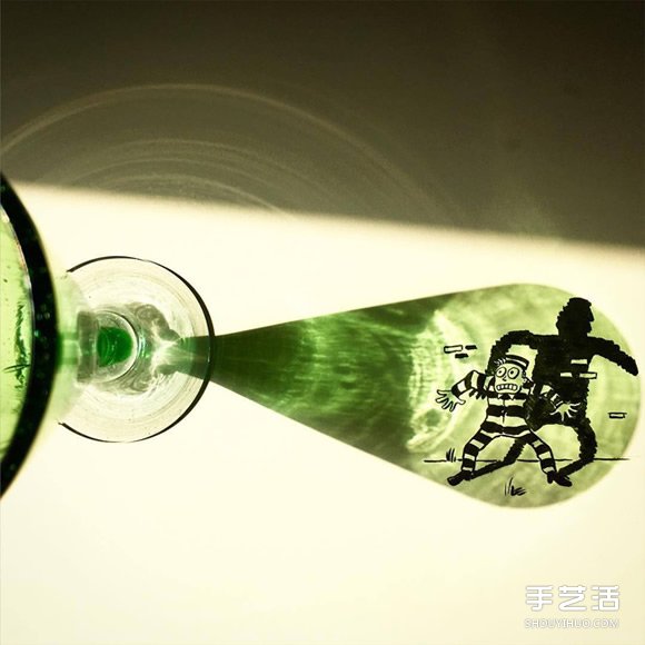 光线真的很重要！活在阴影里的创意涂鸦DIY -  www.shouyihuo.com