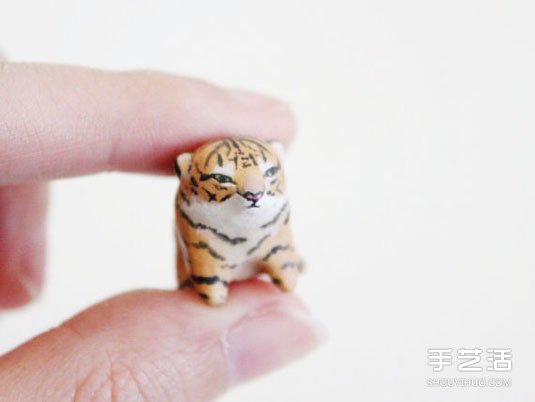 动物造型迷你粘土玩偶 超小可爱粘土玩偶作品 -  www.shouyihuo.com