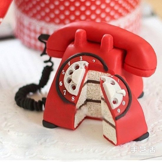 超轻粘土蛋糕图片 逼真的超轻粘土食物作品 -  www.shouyihuo.com