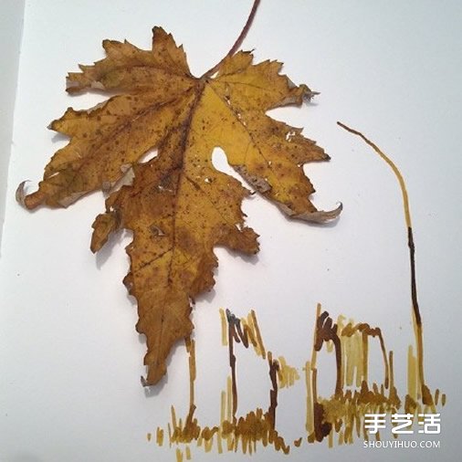 生活小物作为背景道具 画出趣味十足的创意画 -  www.shouyihuo.com
