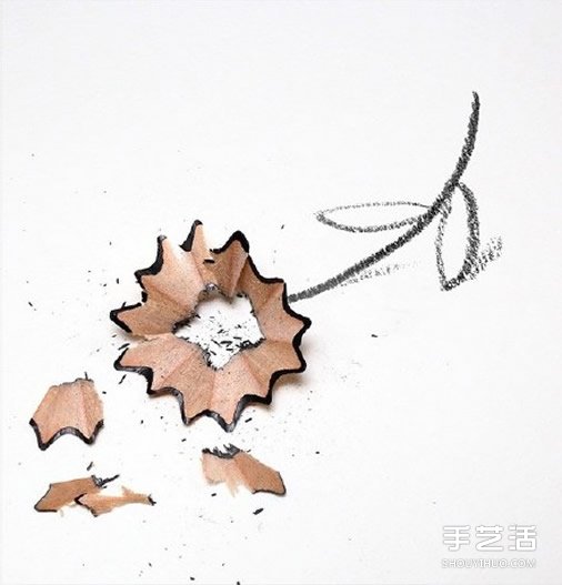 生活小物作为背景道具 画出趣味十足的创意画 -  www.shouyihuo.com