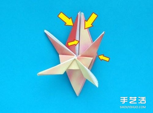折纸螃蟹的步骤图解 复杂螃蟹折纸图解教程 -  www.shouyihuo.com
