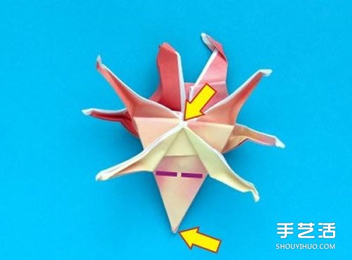 折纸螃蟹的步骤图解 复杂螃蟹折纸图解教程 -  www.shouyihuo.com