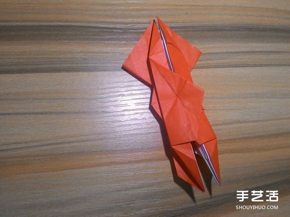 怎么折蜘蛛侠图解教程 复杂蜘蛛侠的折法步骤 -  www.shouyihuo.com