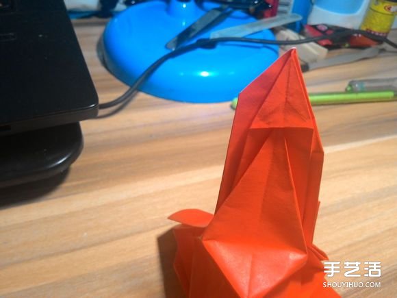 怎么折蜘蛛侠图解教程 复杂蜘蛛侠的折法步骤 -  www.shouyihuo.com