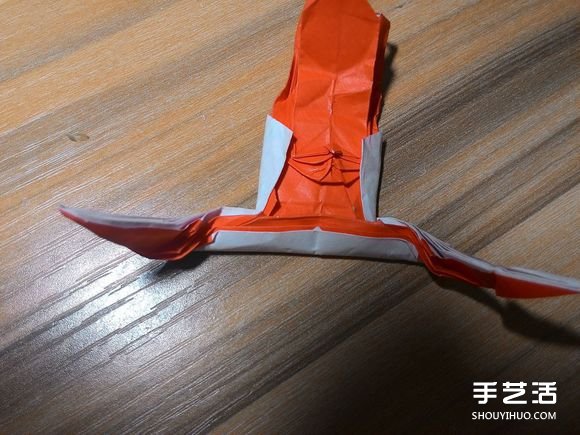怎么折蜘蛛侠图解教程 复杂蜘蛛侠的折法步骤 -  www.shouyihuo.com