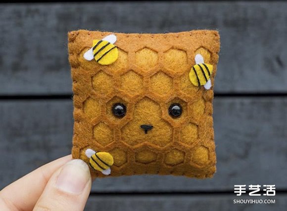 挑战连续100天！艺术家缝制的可爱毛毡作品 -  www.shouyihuo.com