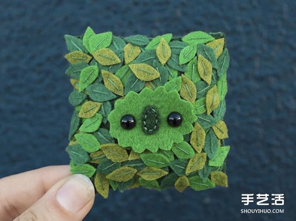 挑战连续100天！艺术家缝制的可爱毛毡作品 -  www.shouyihuo.com