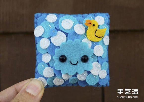 挑战连续100天！艺术家缝制的可爱毛毡作品 -  www.shouyihuo.com
